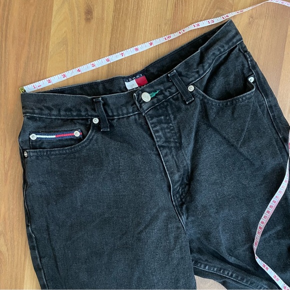 Vintage Tommy Hilfiger 100% Cotton straight leg jeans 30 fits 29 - Picture 6 of 7